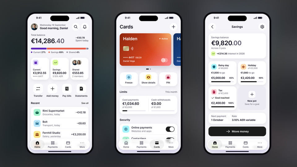 Banking App Screens
